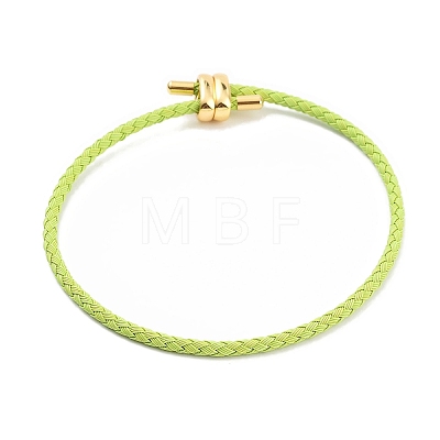 Braided Steel Wire Bracelets Making BJEW-H610-02G-1