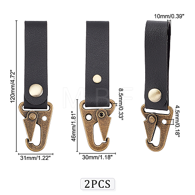 Tactical PU Leather Molle Hooks FIND-WH0110-196A-1