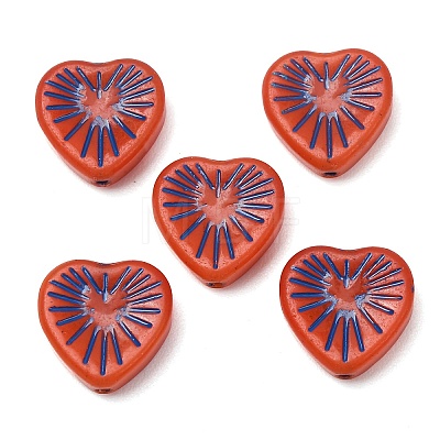 Handmade Lampwork Beads LA-CBAA1BE-03O-1