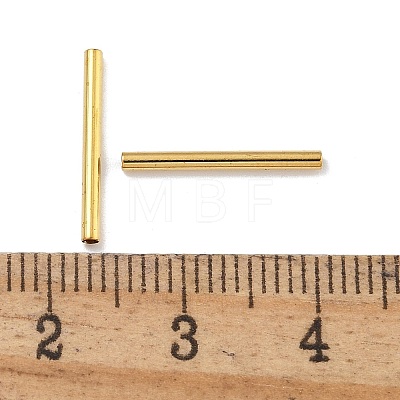 Brass Tube Beads KK-B120-03I-G-1