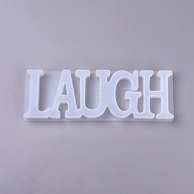 DIY Word Laugh Silicone Molds X-DIY-K017-05-1