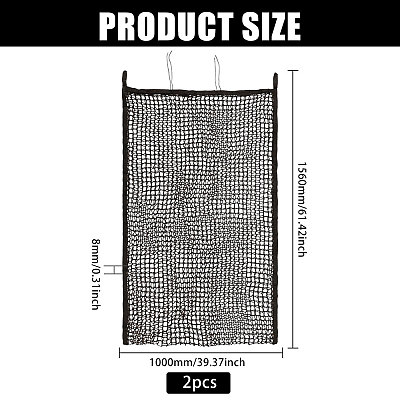Polyester Feed Hay Mesh Bags ABAG-WH0048-98B-1