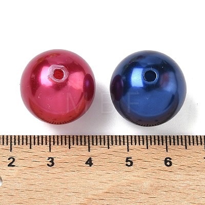ABS Plastic Imitation Pearl Round Beads SACR-S074-20mm-M-1