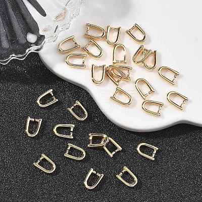 SHEGRACE Brass Ice Pick Pinch Bails XGRQ29813-390G-1