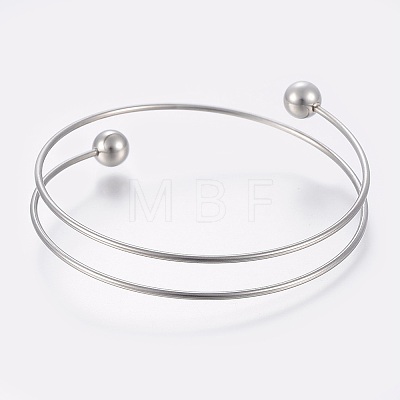 Tarnish Resistant 304 Stainless Steel Bangles Making LS-MAK-K019-01P-1