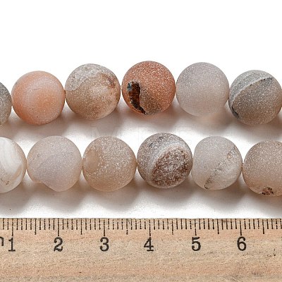 Natural Weathered Agate Beads Strands G-P538-A01-11-1