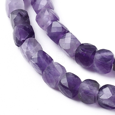 Natural Amethyst Beads Strands G-L537-001-1