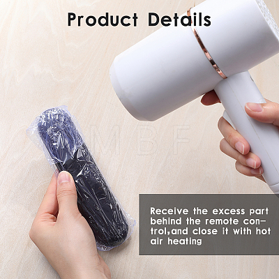 100Pcs PVC Remote Control Heat Shrink Film DIY-GF0013-54-1