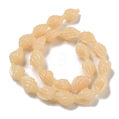 Synthetic Coral Carved Beads Strands CORA-I023-07-1