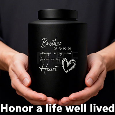 1Pc Column Stainless Steel Urn for Human Pet Ashes AJEW-PS0001-01C-1