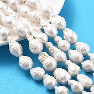 Natural Nucleated Pearl Beads Strands PEAR-B004-15H-01A-1