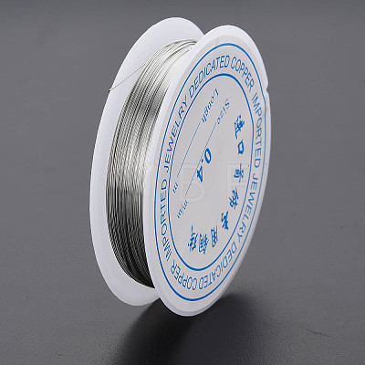 Round Copper Jewelry Wire X-CWIR-S002-0.4mm-01-1