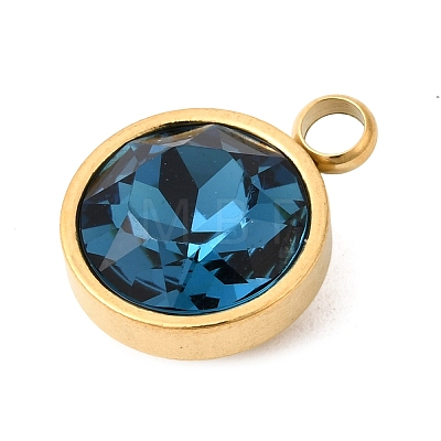 Birthstone Theme September 304 Stainless Steel Pendants STAS-K239-01G-A09-1