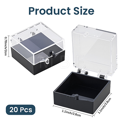 Transparent Plastic Packing Boxes AJEW-CN0007-68-1