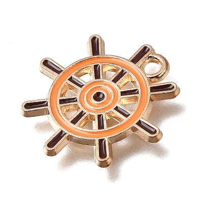 Alloy with Enamel Pendants AL-CBA9E11-03KCG-16-1