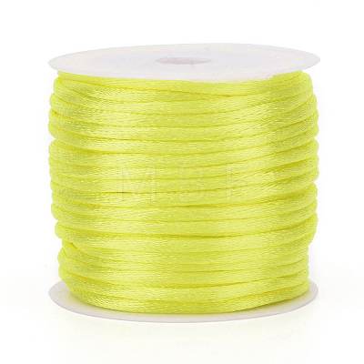 Nylon Satin Rattail Cords NWIR-L006-1mm-12-1