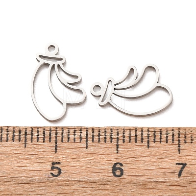 304 Stainless Steel Charms STAS-F367-18P-1