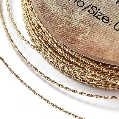 2-Ply Brass Copper Wire KK-M306-10G-01-1