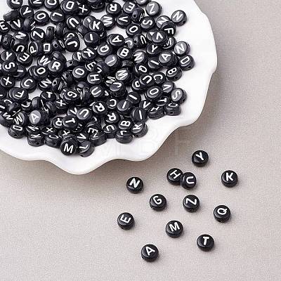 288G 26 Style Black Acrylic Beads SACR-X0015-17-1