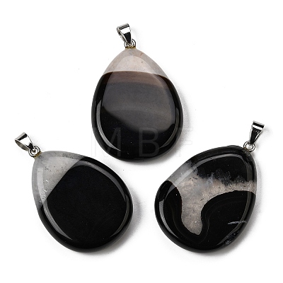 Natural Agate(Dyed & Heated) Pendants G-F820-14P-21-1