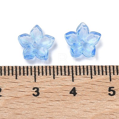 Dyed & Heated Glass Bead Caps X-GLAA-Z019-02N-1