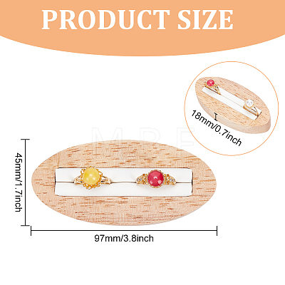 Wooden Ring Display Tray RDIS-WH0002-26A-1