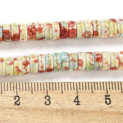 Baking Paint Synthetic Turquoise Beads Strands G-H060-02B-09-1