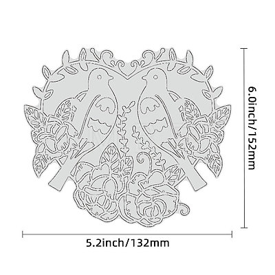 Carbon Steel Hot Foil Plate Metal Dies DIY-WH0226-022-1