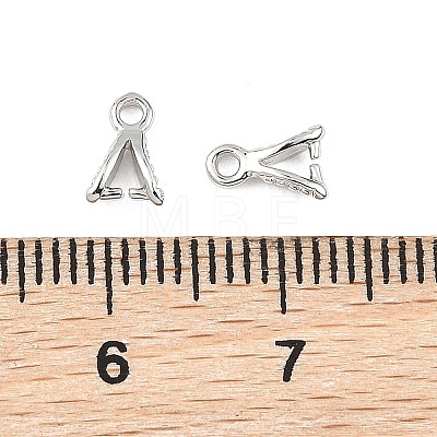 SHEGRACE Brass Ice Pick Pinch Bails XGRQ1R644-346P-1