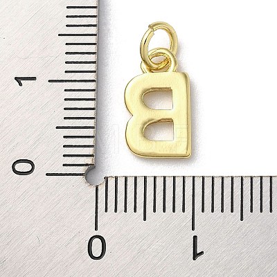 Rack Plating Brass Charms KK-P245-06G-B-1