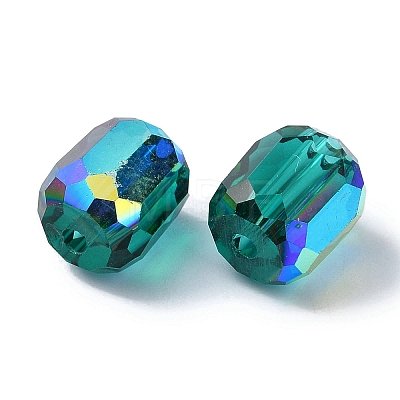 AB Color Plated Glass Beads GLAA-F108-12B-07-1