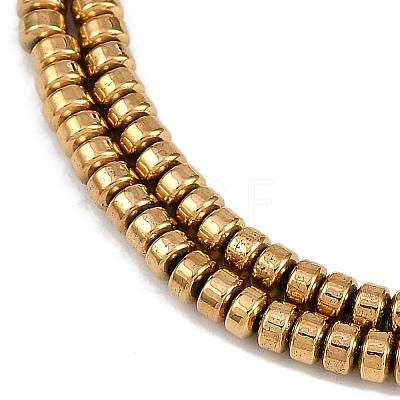 Electroplated Synthetic Non-magnetic Hematite Beads Strands G-G174-E01-01-1