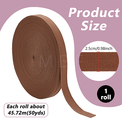 Polycotton Ribbon OCOR-WH0111-146C-1