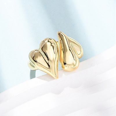 Brass Cuff Open Rings LS-RJEW-Z129-02G-06-1