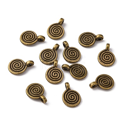 Tibetan Style Alloy Charms MLF0339Y-NF-1