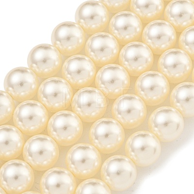 Glass Pearl Beads Strands HY-G002-01E-02-1