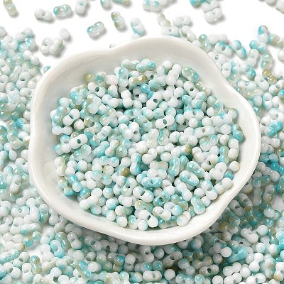 Baking Paint Glass Seed Beads SEED-F005-01A-01-1