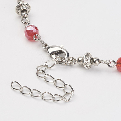 Iron Chain Anklets AJEW-AN00194-1