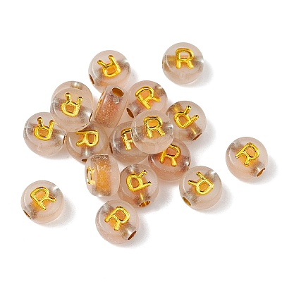 Luminous Transparent Acrylic Beads OACR-P037-01B-R-1