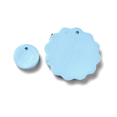 Handmade Polymer Clay Pendants Sets CLAY-B003-08-1