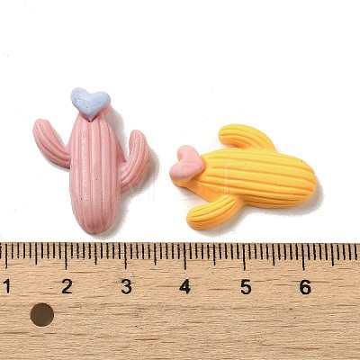 Plant Opaque Resin Decoden Cabochons RESI-D008-02-1