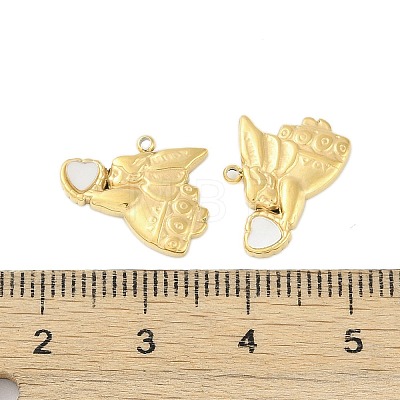 Natural Shell Charms STAS-P366-18G-1