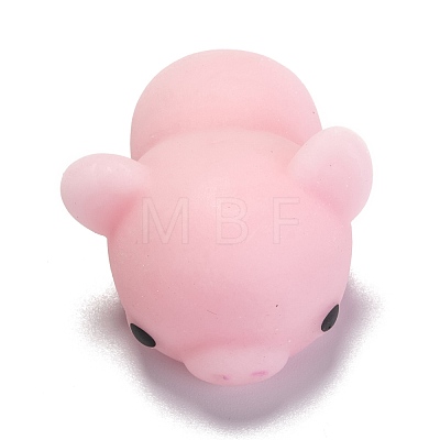 Pig Shape Stress Toy AJEW-H125-19-1