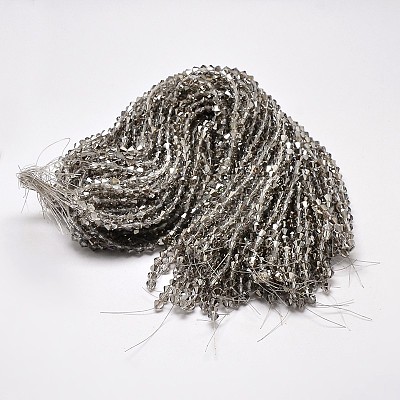 Imitate Austrian Crystal Bicone Glass Beads Strands LS-GLAA-F029-6x6mm-07-1
