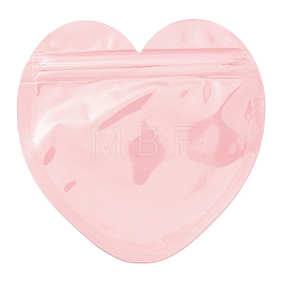 Heart Shaped Plastic Packaging Yinyang Zip Lock Bags OPP-D003-02B-1