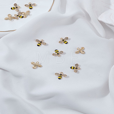12Pcs Alloy Enamel Pendants ENAM-LP0001-31-1