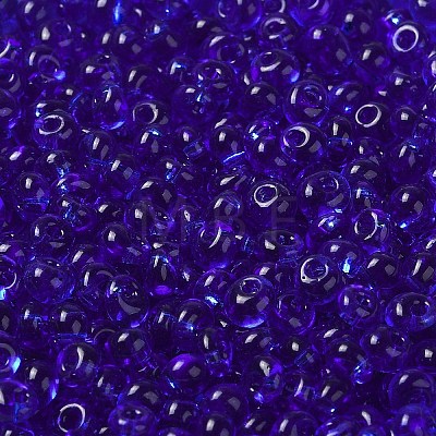Transparent Colours Glass Seed Beads X1-SEED-P006-02A-16-1