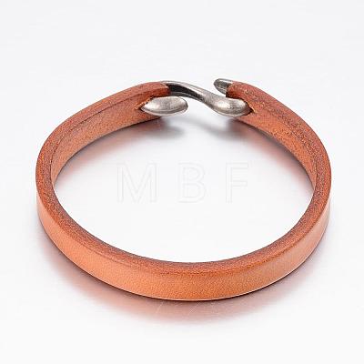 Cowhide Leather Bracelets BJEW-G575-09B-1