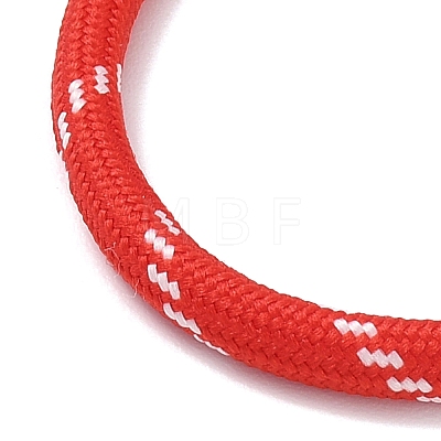 Ployester Core-Wrapped Round Cord Necklace Making KK-CBACFA2-03G-25-1