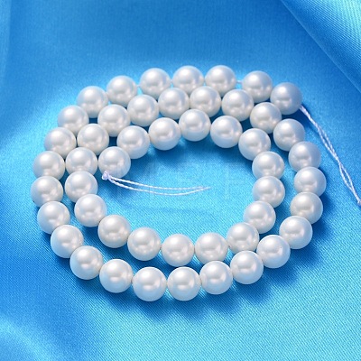 Shell Pearl Beads Strands SP8MM701-1